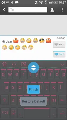 iKeyboard android App screenshot 2